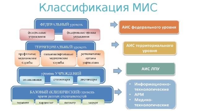 Классификация МИС   
