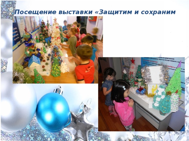 Посещение выставки «Защитим и сохраним Елочку» 