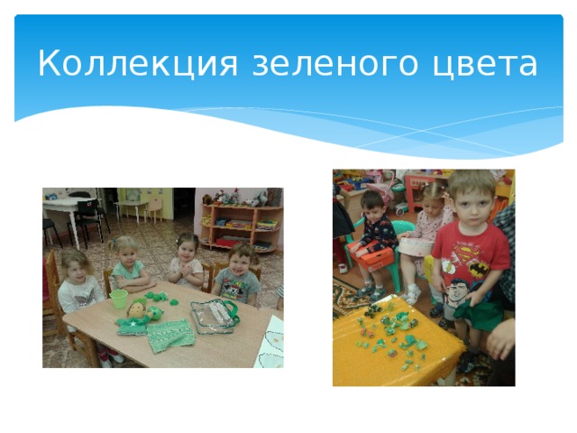 Коллекция зеленого цвета 