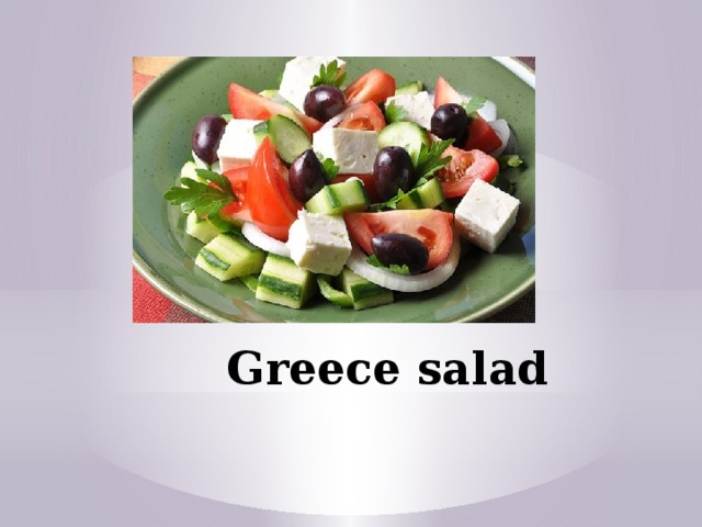 Greece salad 