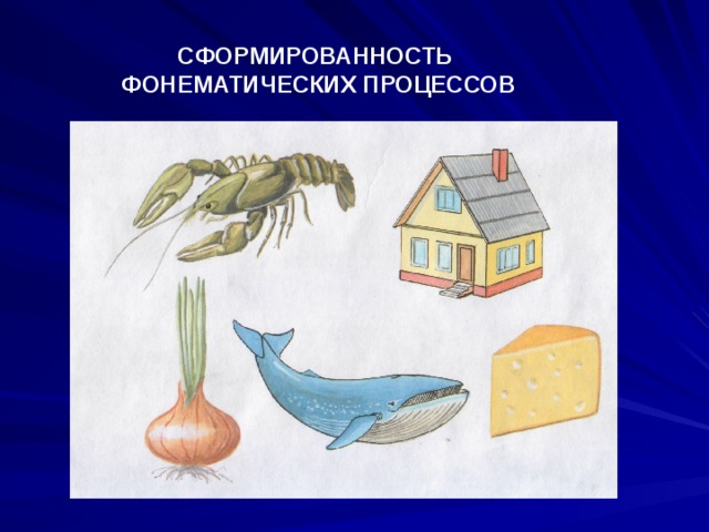 СФОРМИРОВАННОСТЬ ФОНЕМАТИЧЕСКИХ ПРОЦЕССОВ 