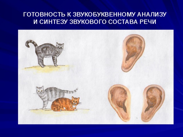 ГОТОВНОСТЬ К ЗВУКОБУКВЕННОМУ АНАЛИЗУ И СИНТЕЗУ ЗВУКОВОГО СОСТАВА РЕЧИ 