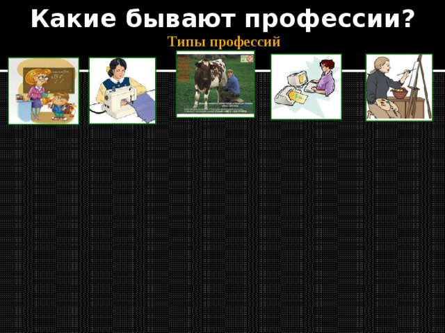 Какие бывают профессии? Типы профессий 