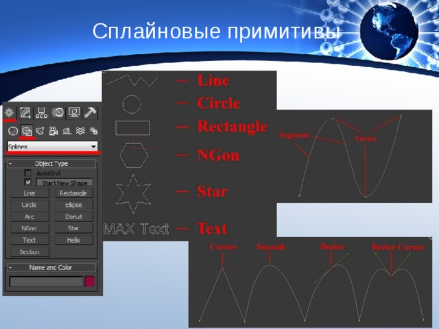 Сплайновые примитивы 