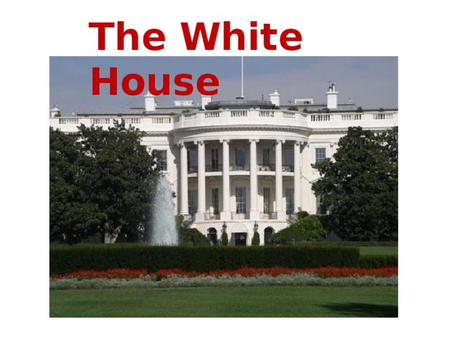 The White House The White House  