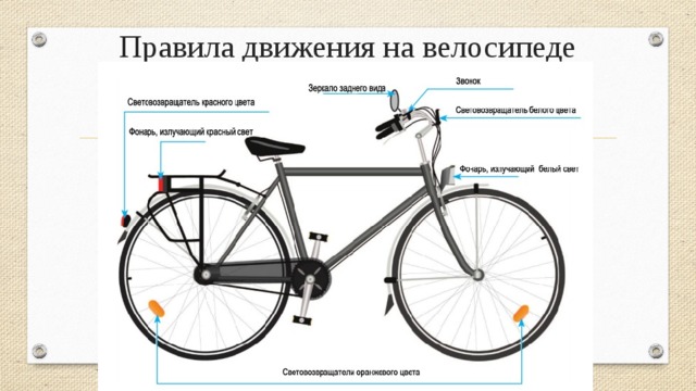 Правила движения на велосипеде 