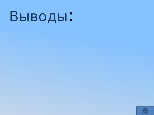 Выводы : 