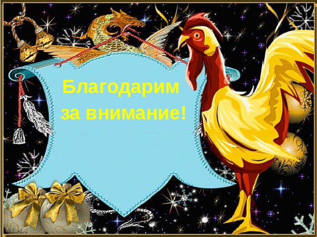 Благодарим за внимание! 