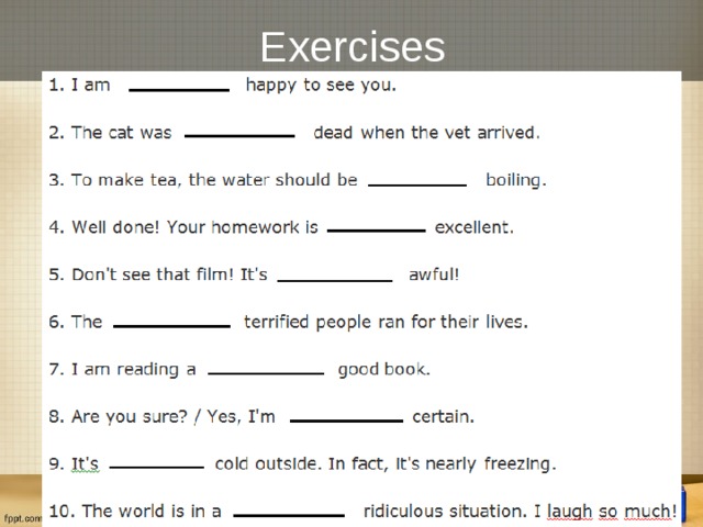 Exercises 