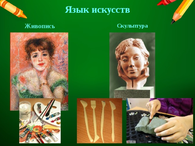 Язык искусств Живопись Скульптура 