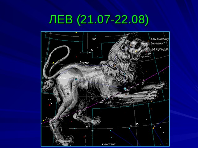 ЛЕВ (21.07-22.08) 