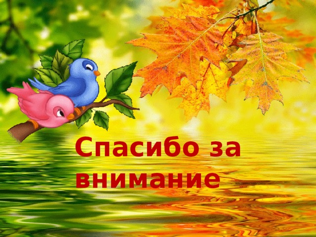 Спасибо за внимание 