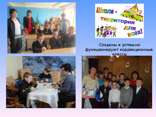 Созданы и успешно функционируют коррекционные классы 