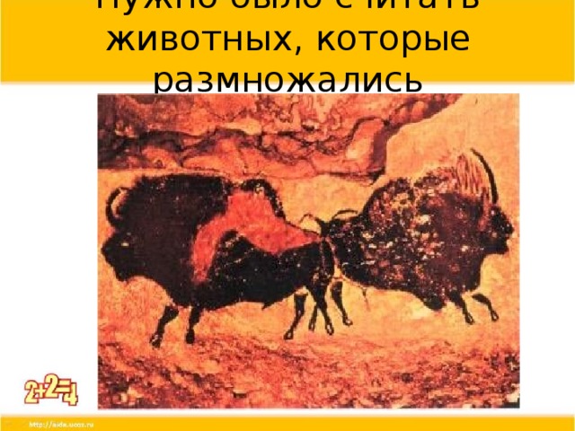 Нужно было считать животных, которые размножались 