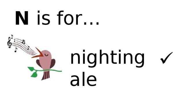 N is for… nightingale  