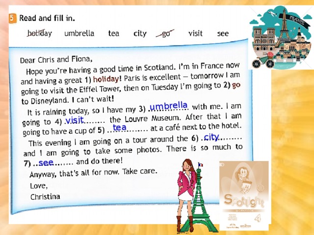 Can you show Spain on the map?  What people live there?  What is the national women’s dress there? Can you show Scotland on the map?  What people live there?  What is the national men’s dress there? Can you show Russia on the map?  What people live there?  What is the national women’s dress there? Can you show Japan on the map? Can you show Spain on the map?  What people live there?  What people live there?  What is the national women’s  What is the national women’s  dress there?  dress there? Понадобится карта Евразии (в конце презентации есть). На кадре появляются вопросы – работать с дополнительным материалом (среди предложенных костюмов есть лишние! Can you show India on the map?  What people live there?  What is the national women’s dress there?  