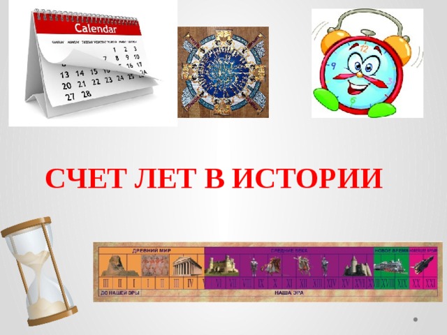 СЧЕТ ЛЕТ В ИСТОРИИ 