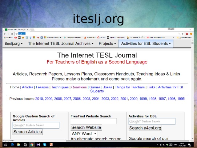 iteslj.org 