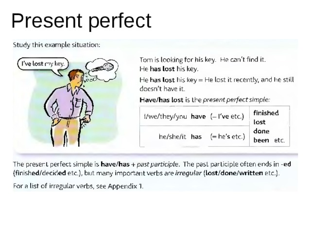 Present perfect 