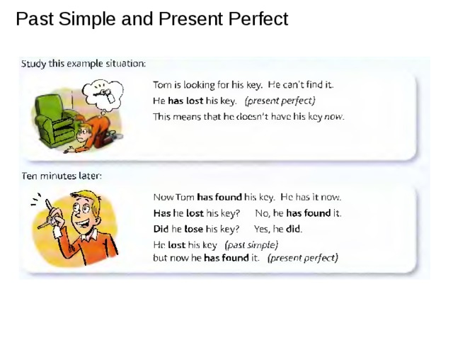 Past Simple and Present Perfect 