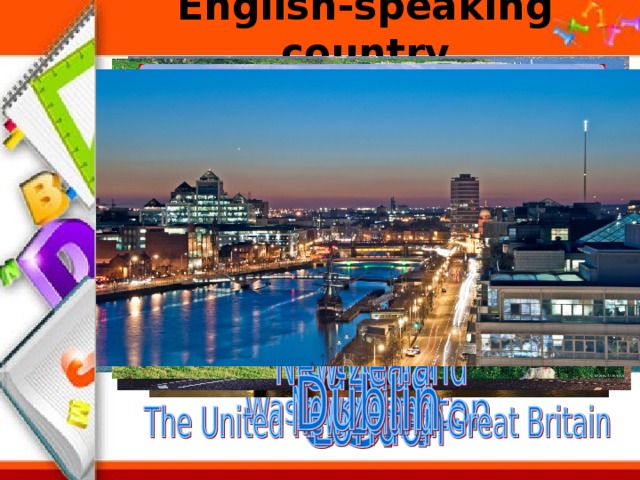 English-speaking country 
