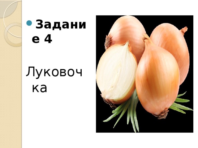 Задание 4  Луковочка   