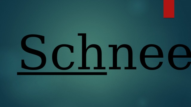 Sch nee 