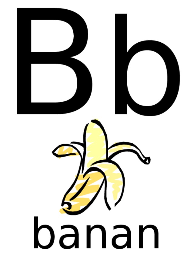 B b banana 
