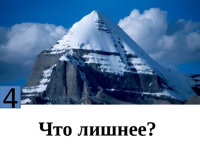4 Что лишнее?