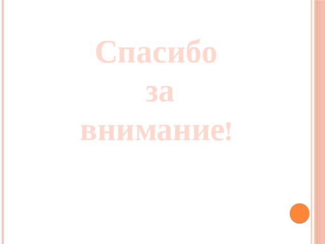 Спасибо  за внимание !