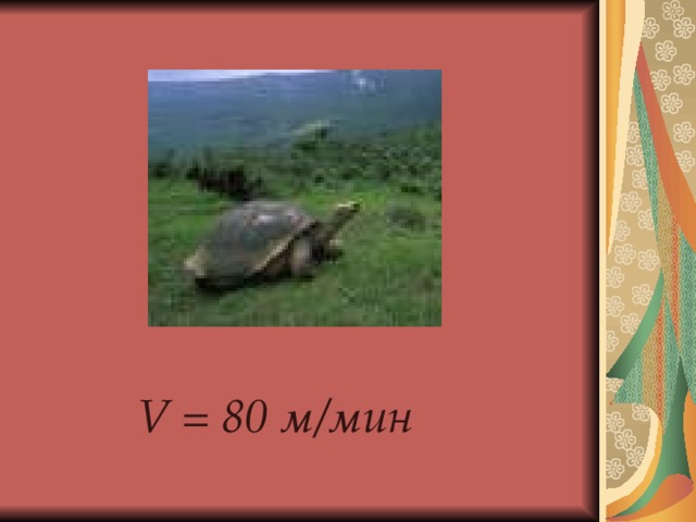    V = 80 м/мин 