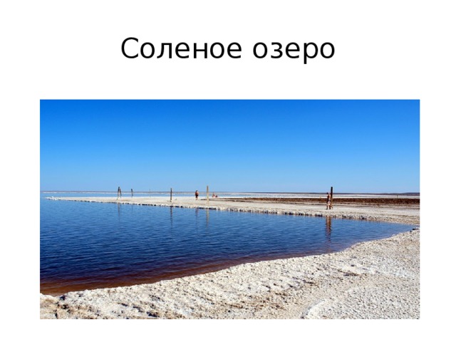 Соленое озеро 
