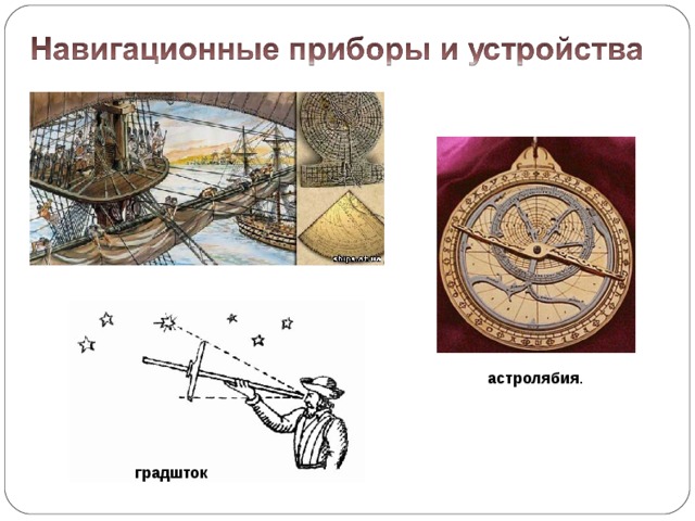 астролябия . г радшток   