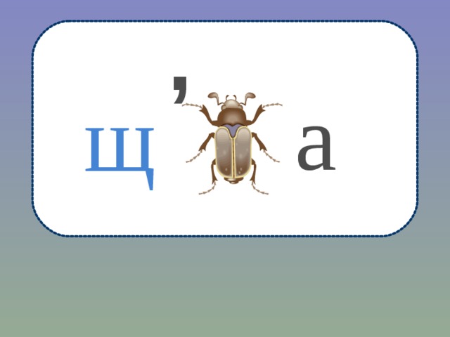 , а щ 