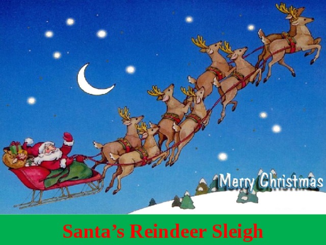 Santa’s Reindeer Sleigh 