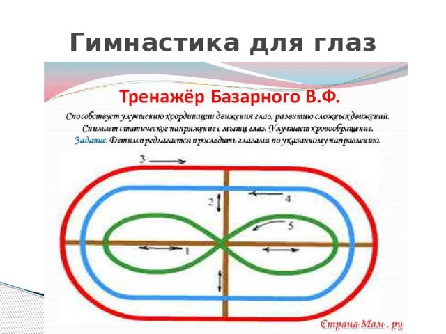 Гимнастика для глаз 
