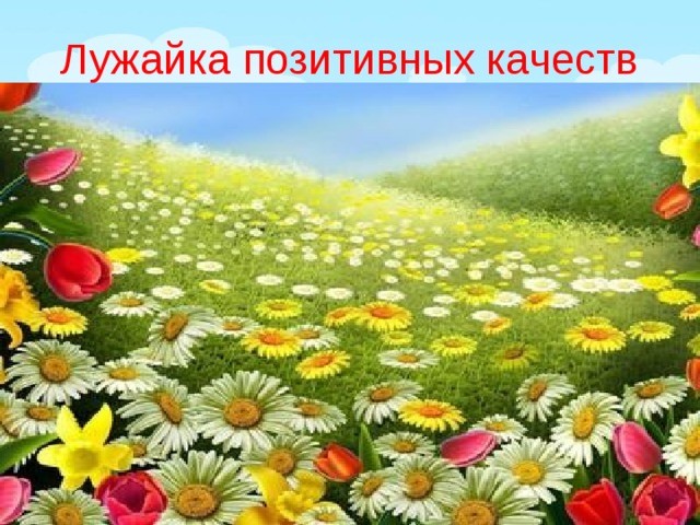 Лужайка позитивных качеств 