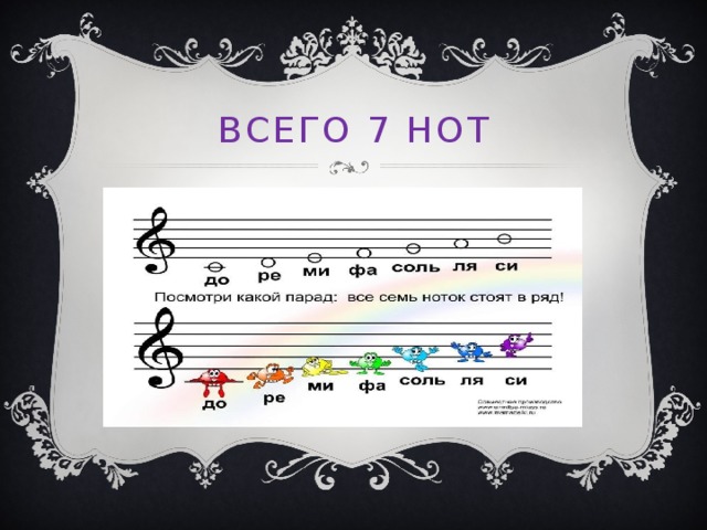 Всего 7 нот 