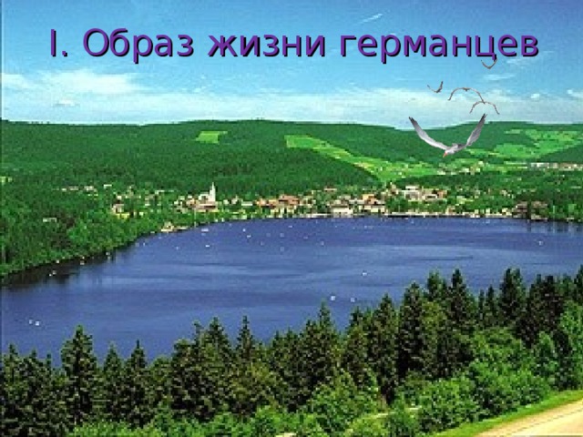 I . Образ жизни германцев 