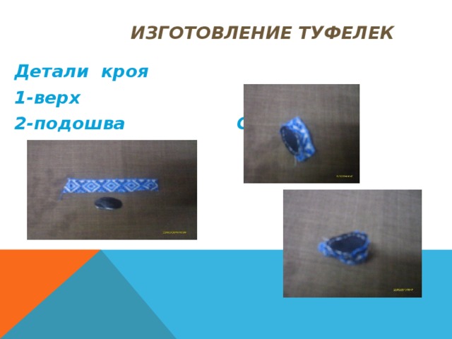 Последовательность изготовления трусиков Обработать нижние срезы  Соединить боковые срезы   