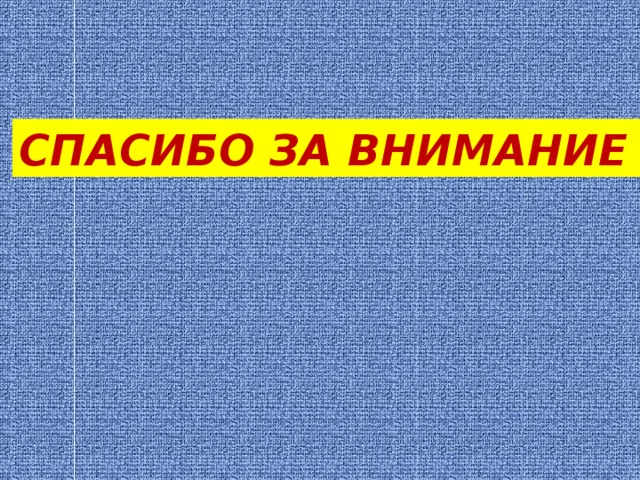 СПАСИБО ЗА ВНИМАНИЕ 