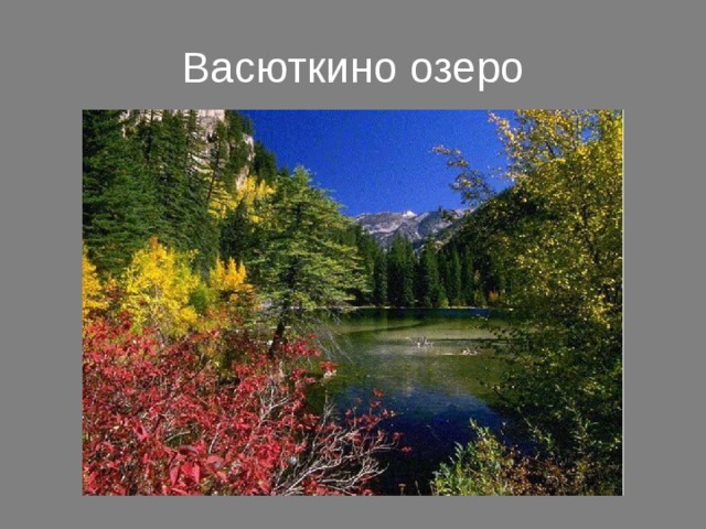 Васюткино озеро 