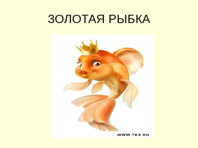 ЗОЛОТАЯ РЫБКА