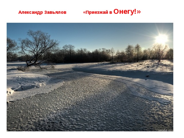  Александр Завьялов «Приезжай в Онегу!» 