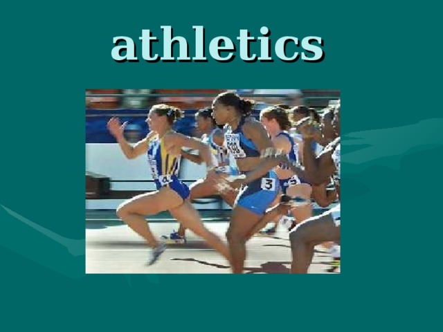 athletics  