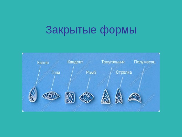 Закрытые формы 
