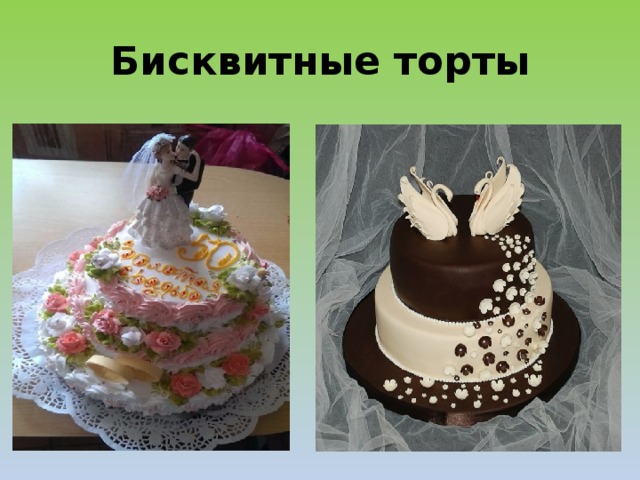 Бисквитные торты 