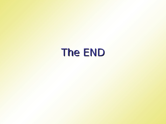 The END 