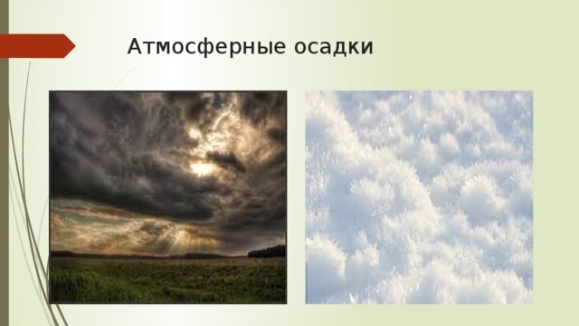 Атмосферные осадки 