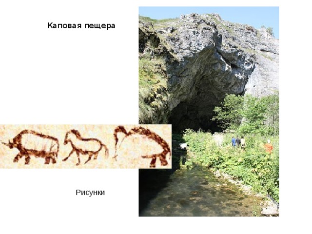 Каповая пещера Рисунки  